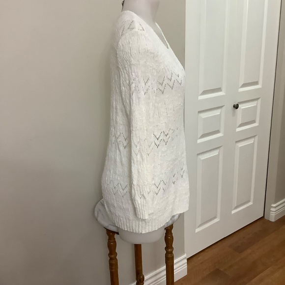 Jones New York Sport Crochet Sweater Large - Picture 8 of 11